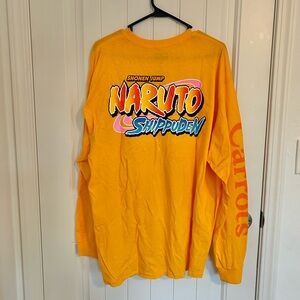 NWT Urban Outfitters Orange Naruto Graphic Tee
